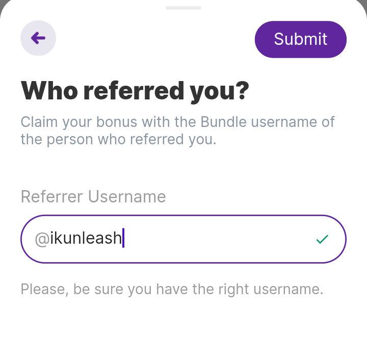 how to get Bundle Africa referral code bonus