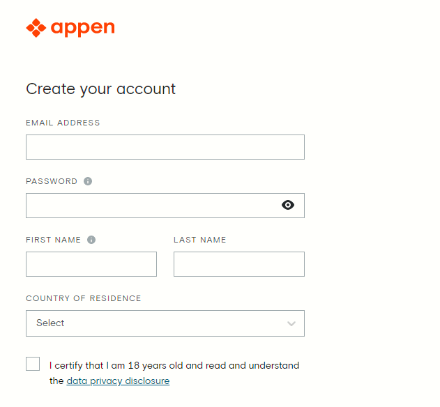 How to create account for Appen jobs and projects