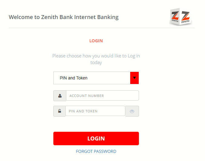 Zenith internet banking online login details