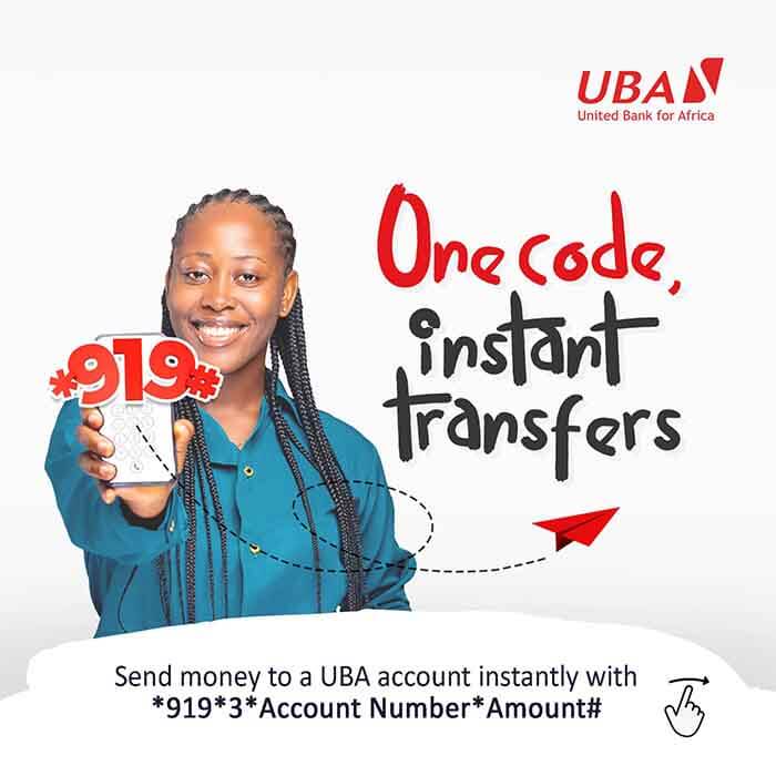 How to Transfer Money to a UBA Bank Account using USSD Code