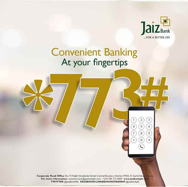 Jaiz Bank USSD Code