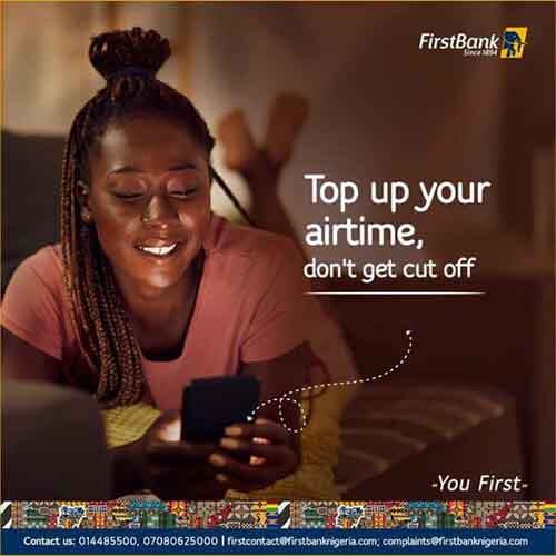 How to Buy Airtime from First Bank USSD Code for Yourself & Someone