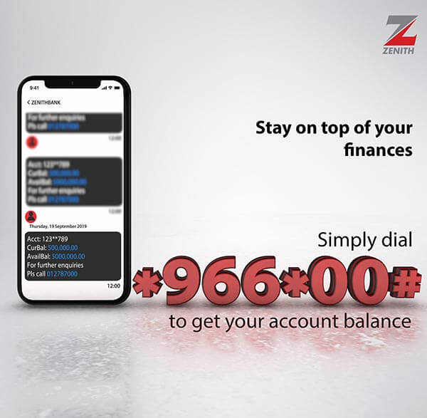 How to Check Zenith Bank Account Balance using USSD Code