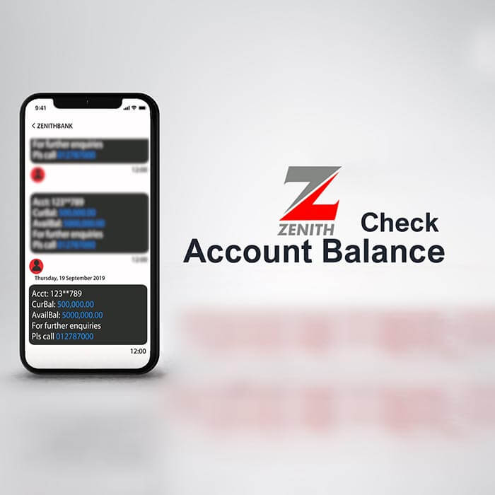 How to Check Zenith Bank Account Balance on phone