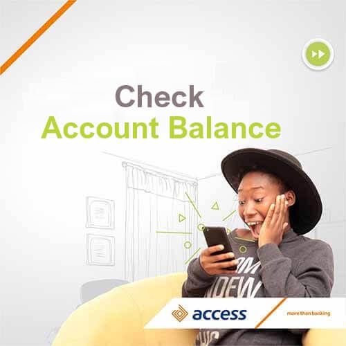 How to check Access bank account balance on phone