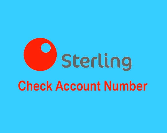 how to check my sterling bank account number on phone