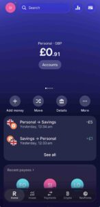 Revolut main app
