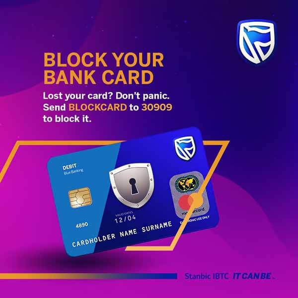 How to Block Stanbic IBTC ATM Card by SMS