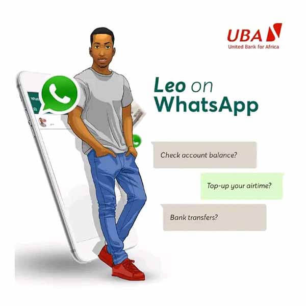 UBA Leo to block ATM card online WhatsApp and Facebook