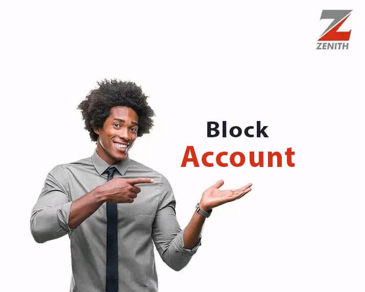 How to Block Zenith Bank Account on Phone USSD code