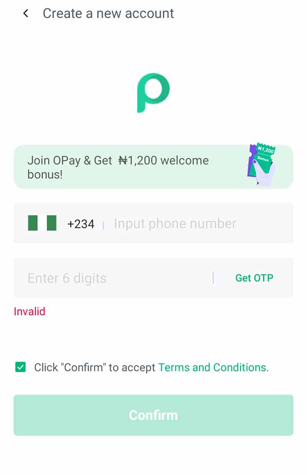 How to Verify Opay Account with Phone Number 