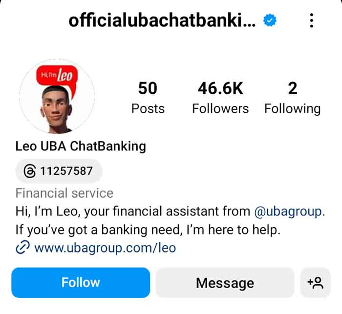 How to Freeze UBA Account on Instagram