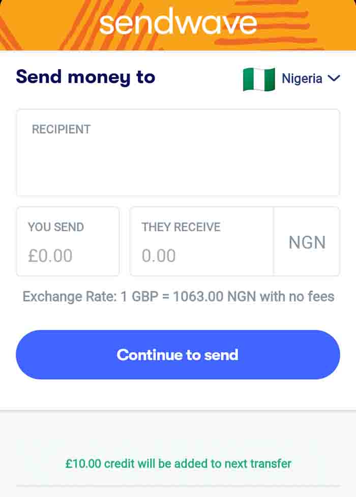 How to Send Money From UK to Nigeria Bank Account with Sendwave
