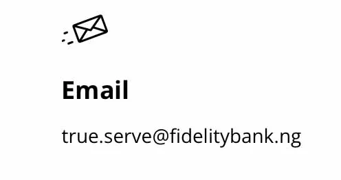 Fidelity bank email address