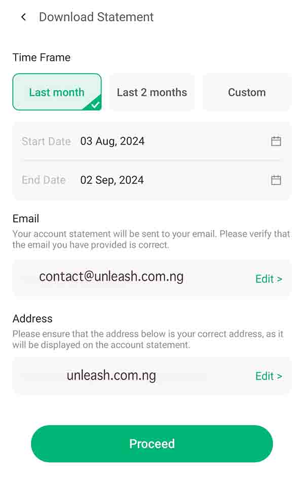 Download Your Bank Statement on Opay App - Unleash