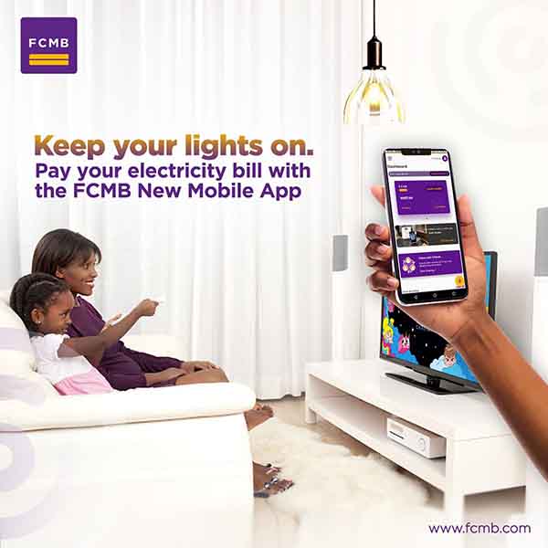 Recharge Electricity Prepaid Meter on FCMB Mobile App Easily