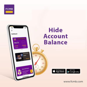 How to Hide Account Balance on FCMB App