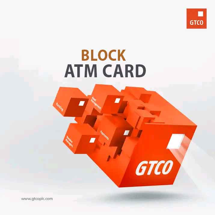 GTBank USSD Code to Block ATM Card on Another Phone