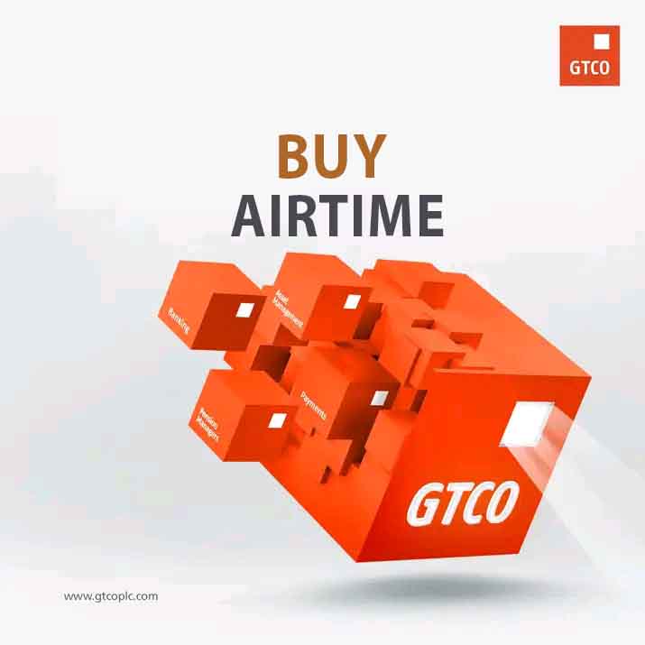 Buy Airtime on GTBank Mobile App Online