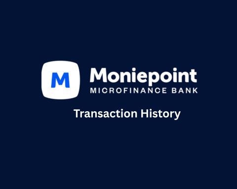 How To Check Transaction History on Moniepoint App